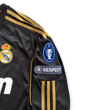 Load image into Gallery viewer, Cristiano Ronaldo 2011-12 Real Madrid Adidas Away Black long sleeve UCL champions league jersey
