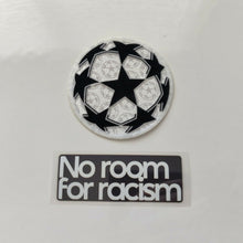 Load image into Gallery viewer, Ballstar Soccer Ball & No Room for Racism Iron On Player Size Premier League EPL