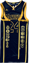 Load image into Gallery viewer, Los Angeles Lakers 24 Bryant Commemorative Retirement Jersey 5x Champions NBA