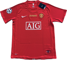 Load image into Gallery viewer, Manchester United 2007/2008 Cristiano Ronaldo with AIG logo and Moscow lettering, including the Manchester United logo