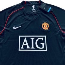Load image into Gallery viewer, Manchester United 2007/2008 Cristiano Ronaldo Soccer Jersey Away Champions League MENS Black