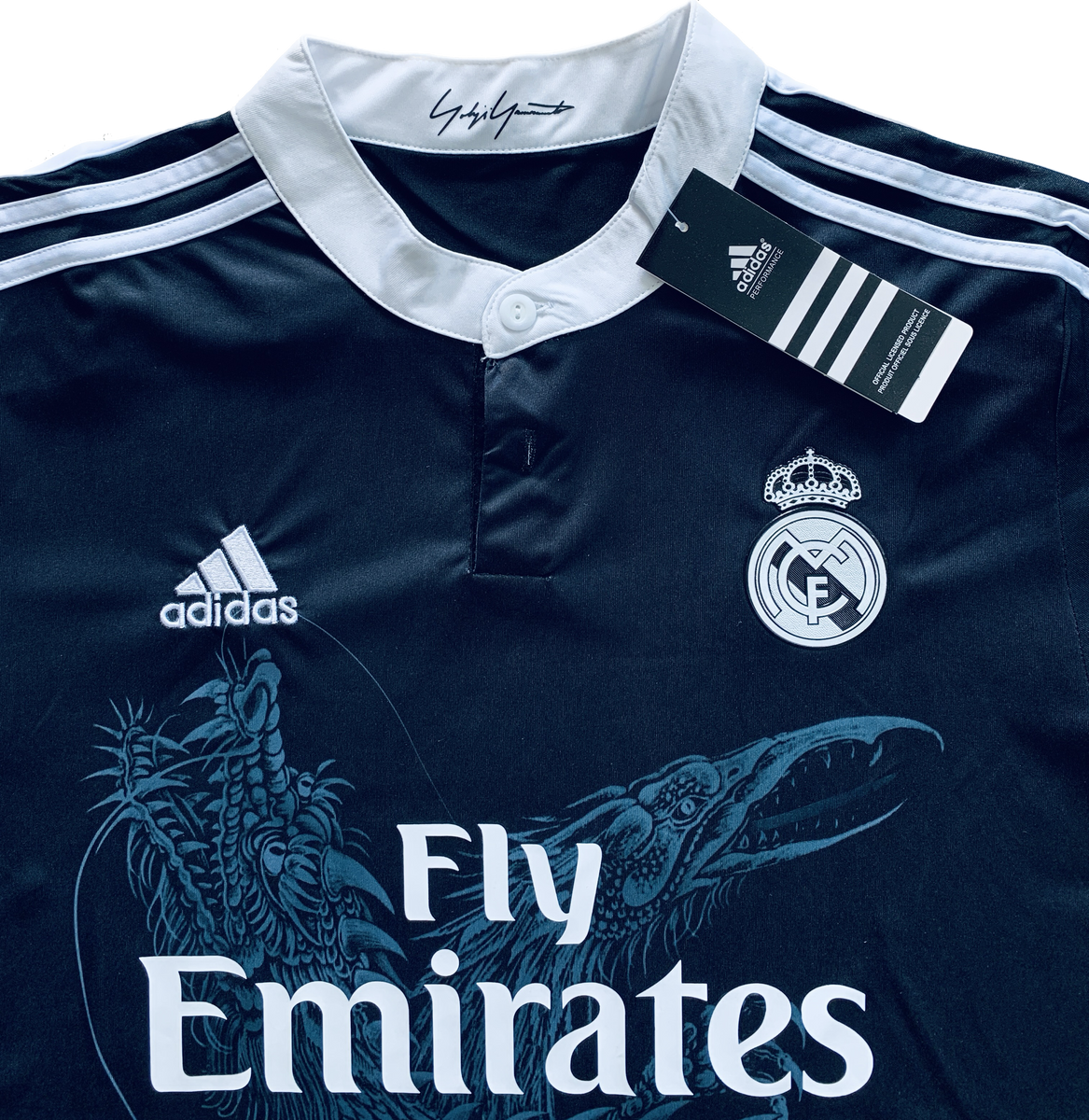 Nike Adidas Real Madrid Soccer Jersey W Yamamoto Dragon