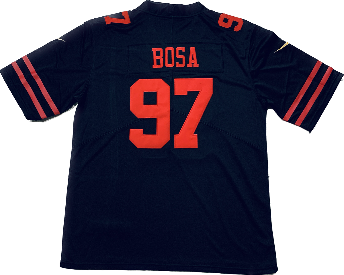 SAN FRANCISCO 49ers NICK BOSA JERSEY SHIRT NEW BLACK MENS MEDIUM