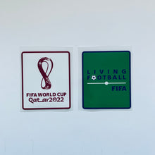 Load image into Gallery viewer, 2022 World Cup Patch Set Badge Soccer Jersey Living Football Qatar  Iron On