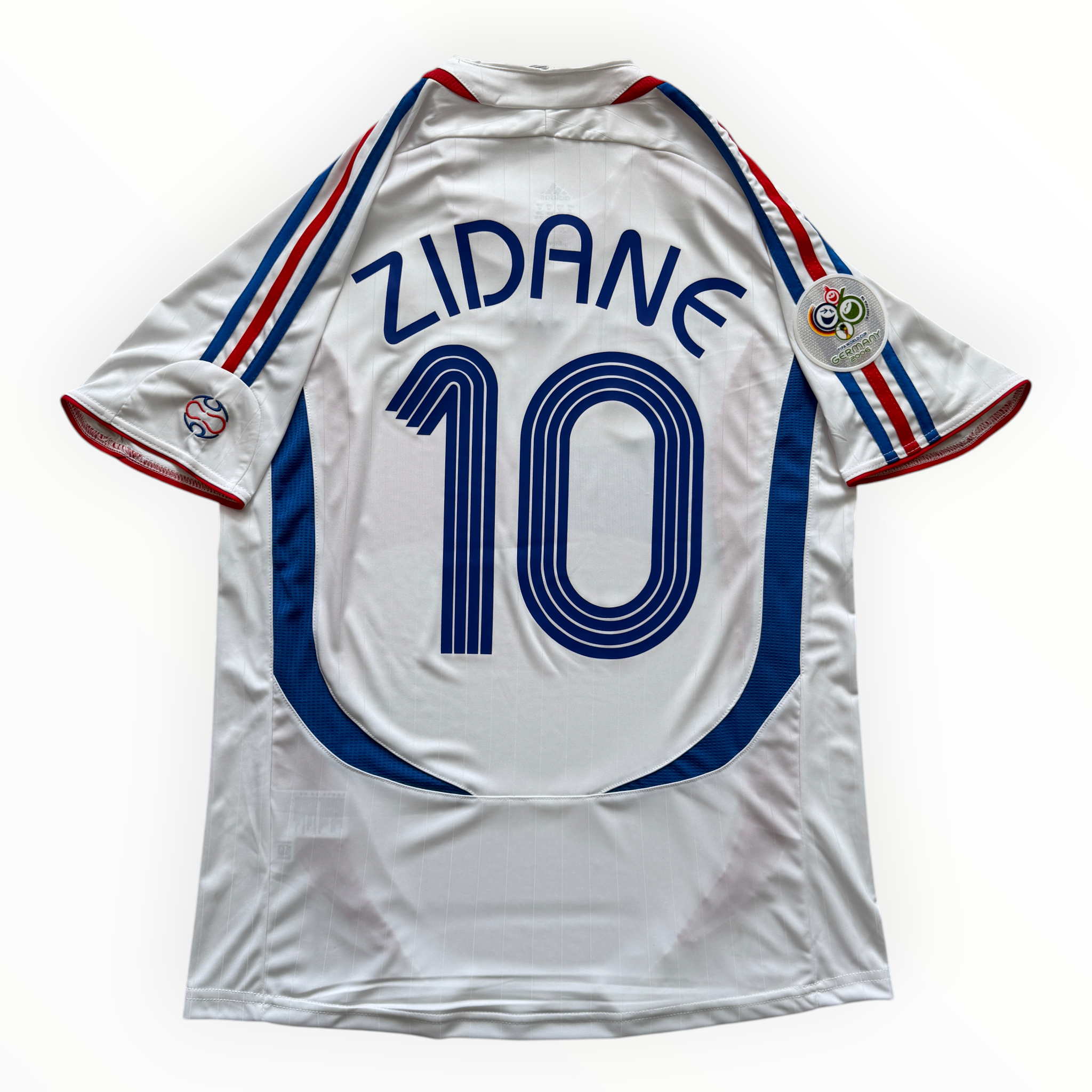 2006 Adidas France World Cup Zinedine Zidane MENS Jersey Shirt 2006 Adidas France World Cup Zinedine Zidane MENS Jersey Shirt