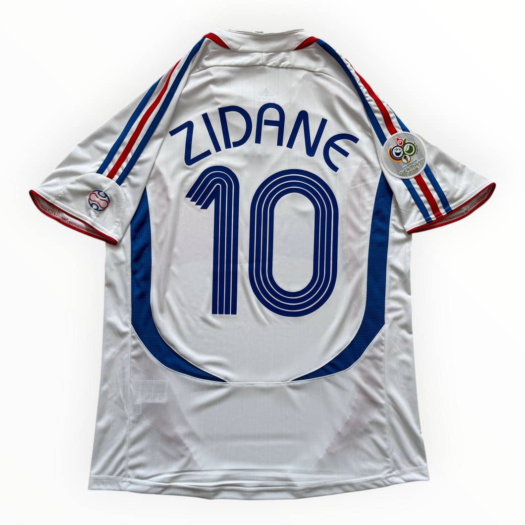 2006 Adidas France World Cup Zinedine Zidane MENS Jersey Shirt 2006 Adidas France World Cup Zinedine Zidane MENS Jersey Shirt