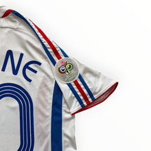 Load image into Gallery viewer, 2006 Adidas France World Cup Zinedine Zidane MENS Jersey Shirt Away Kit Vintage Retro Embroidered Gold
