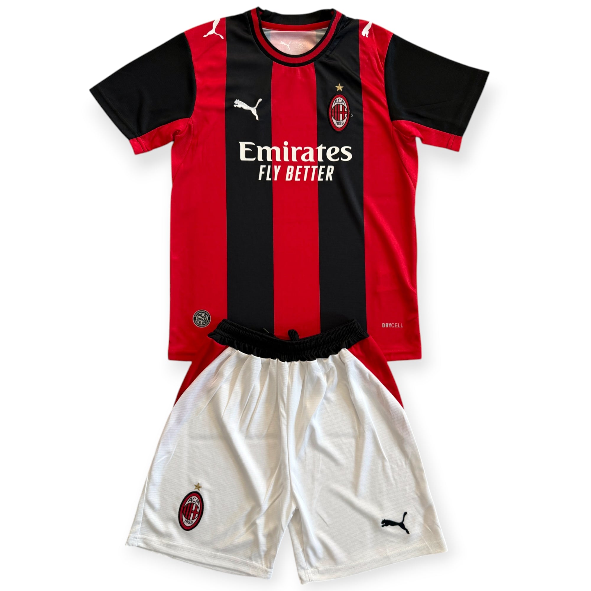 AC Milan 2026-2027 Home Kids Jersey & Shorts Set - Kids Youth Kit
