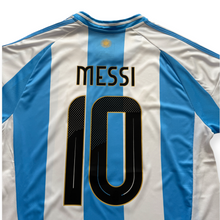 Load image into Gallery viewer, Argentina Lionel Messi 10 Adidas FIFA 3 Star World Cup Star 2024 Copa Gold Edition Jersey MENS
