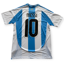 Load image into Gallery viewer, Argentina Lionel Messi 10 Adidas FIFA 3 Star World Cup Star 2024 Copa Gold Edition Jersey MENS
