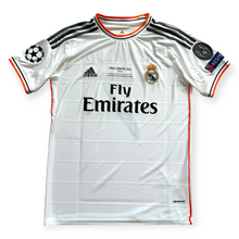 Load image into Gallery viewer, Cristiano Ronaldo 2013-14 Real Madrid Adidas White Final Lisbon 9 UCL champions league Soccer MENS
