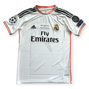 Cristiano Ronaldo 2013-14 Real Madrid Adidas White Final Lisbon 9