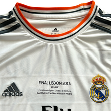 Load image into Gallery viewer, Cristiano Ronaldo 2013-14 Real Madrid Adidas White Final Lisbon 9 UCL champions league Soccer MENS
