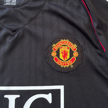 Load image into Gallery viewer, Cristiano Ronaldo 7 Manchester United 2007-08 Black Away Retro Jersey - Gold EPL Champions Patches Mens Nike
