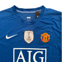 Load image into Gallery viewer, Cristiano Ronaldo 7 Manchester United 2008 Blue Long Sleeve Retro Jersey - White Champions Nike
