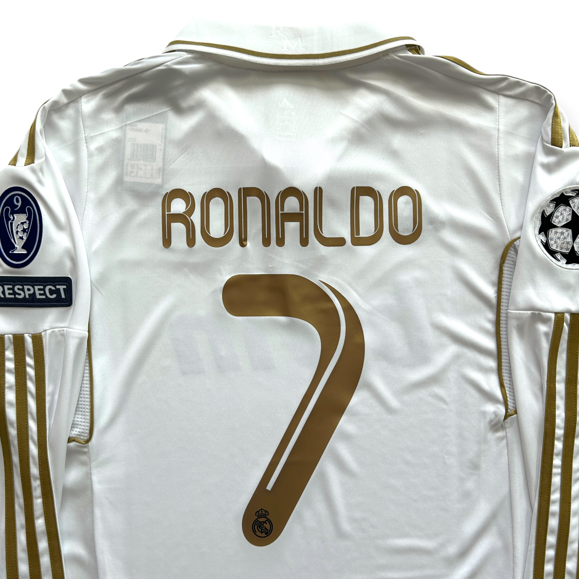 Cristiano Ronaldo #7 Real Madrid Adidas 2011-12 Home Jersey - Long