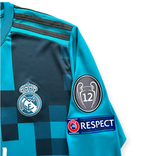 Load image into Gallery viewer, Cristiano Ronaldo #7 Real Madrid Adidas 2017-18 Away Jersey - Long Sleeve "Decimotercera" UCL Edition
