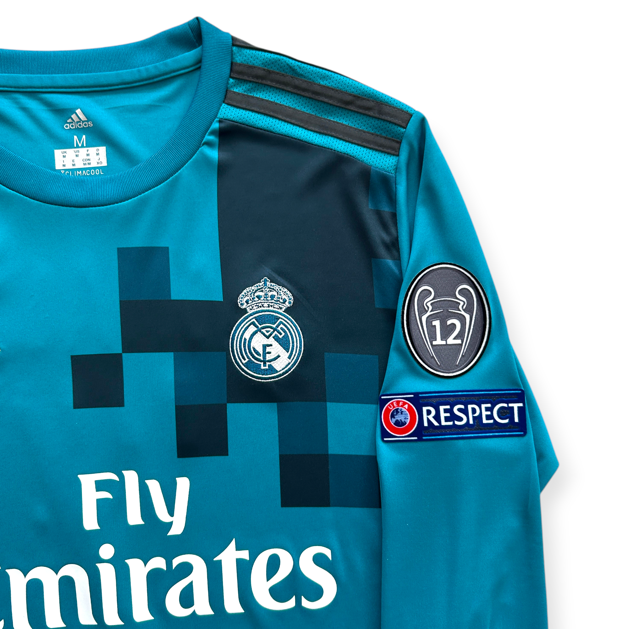 Cristiano Ronaldo #7 Real Madrid Adidas 2017-18 Away Jersey - Long