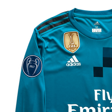 Load image into Gallery viewer, Cristiano Ronaldo #7 Real Madrid Adidas 2017-18 Away Jersey - Long Sleeve "Decimotercera" UCL Edition
