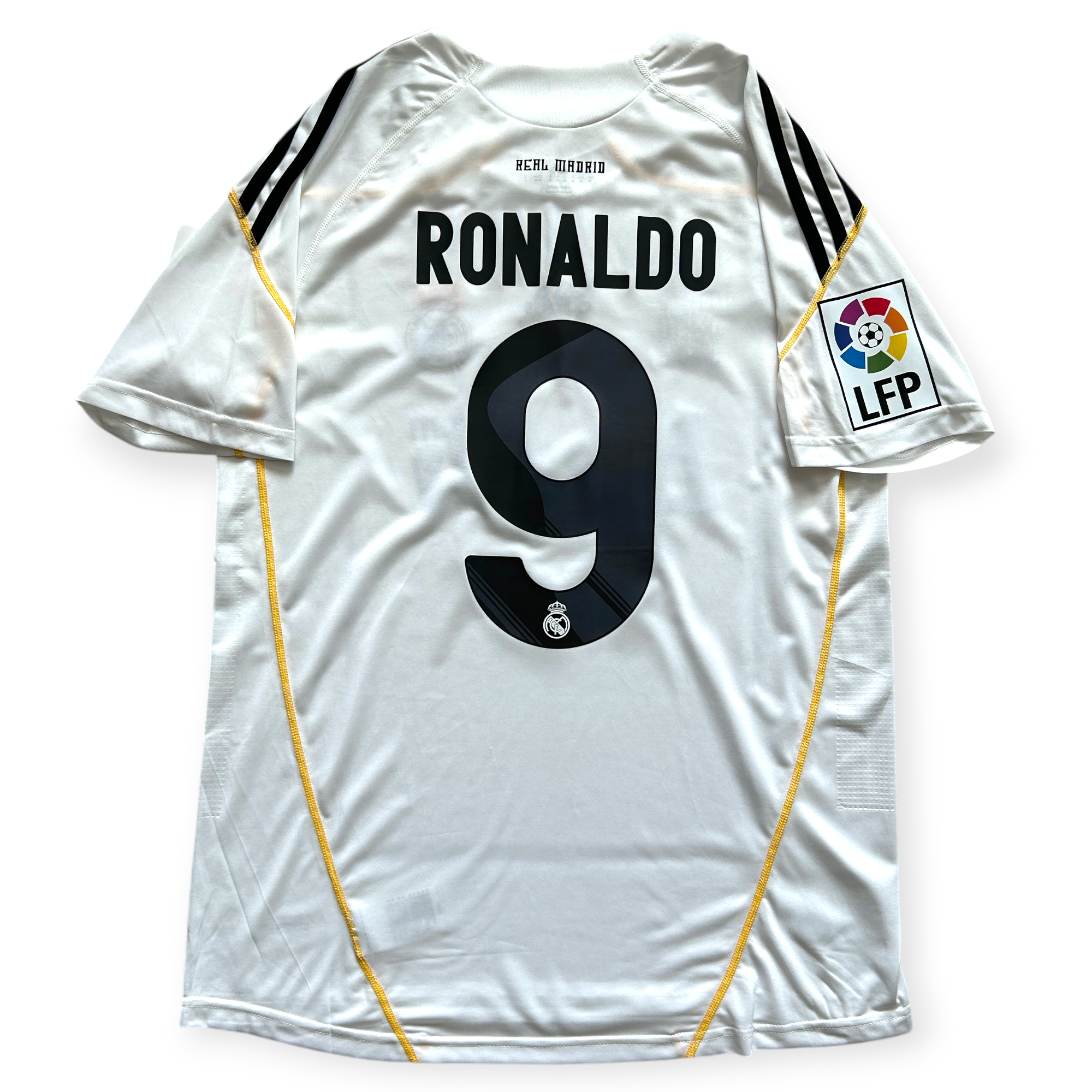 Cristiano Ronaldo #9 Adidas Real Madrid 2009-10 Home Jersey Cristiano Ronaldo #9 Adidas Real Madrid 2009-10 Home Jersey