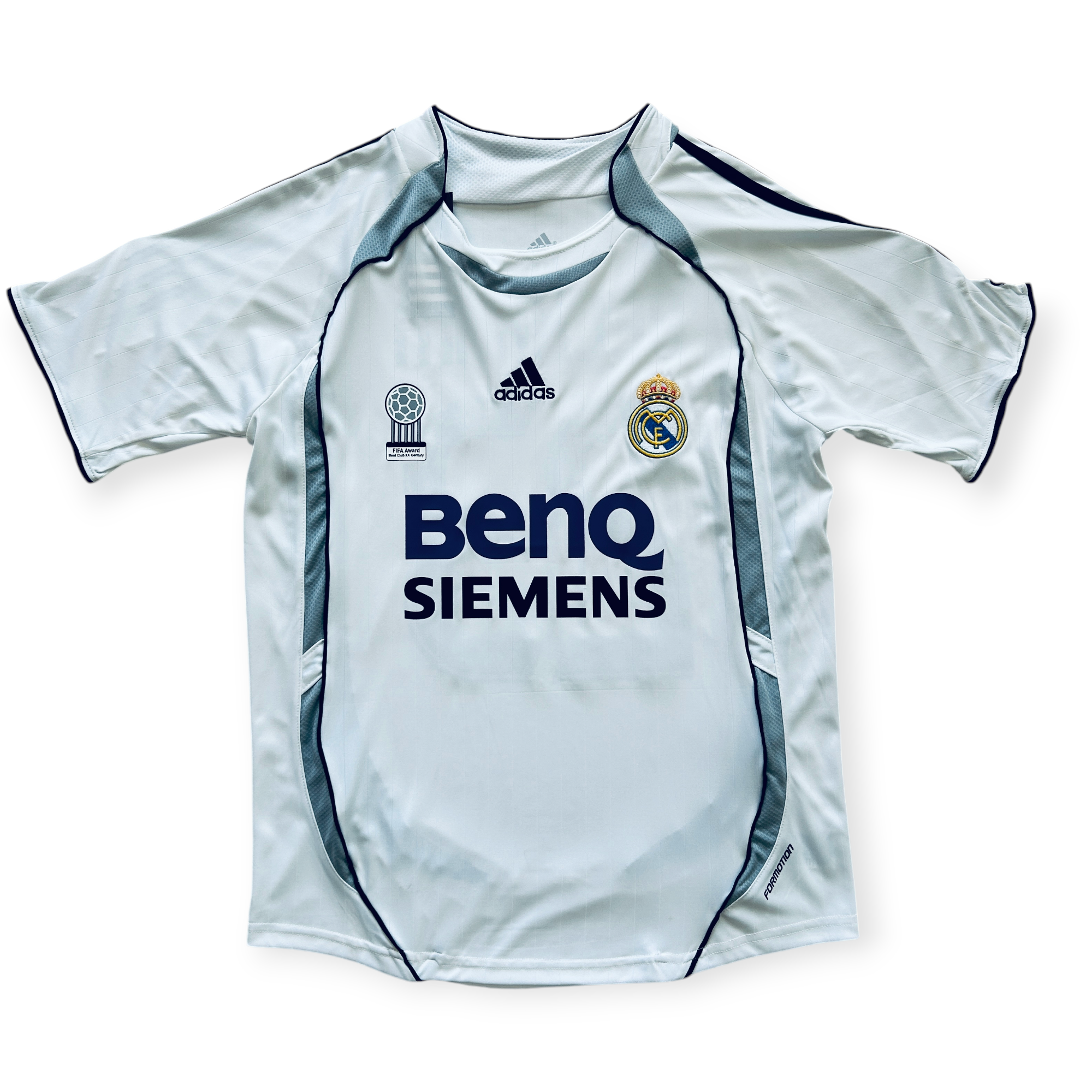 David Beckham #23 Real Madrid Retro Home Jersey - 2006-07 Adidas