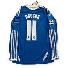 Load image into Gallery viewer, Didier Drogba 11 Chelsea 2012 Champions League Final Munich Long Sleeve Retro Jersey Adidas
