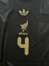 Load image into Gallery viewer, E. ÁLVAREZ #4 Mexico "Mexico de Oro" Black &amp; Gold Jersey - Adidas Originals Special Edition Long Sleeve
