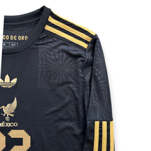 Load image into Gallery viewer, H. LOZANO #22 Mexico "Mexico de Oro" Black &amp; Gold Jersey - Adidas Originals Special Edition Long Sleeve
