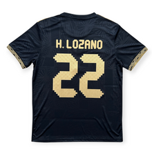 Load image into Gallery viewer, H. LOZANO #22 Mexico "Mexico de Oro" Black &amp; Gold Jersey - Adidas Originals Special Edition
