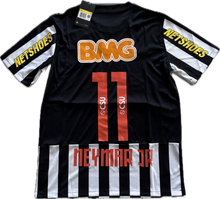 Load image into Gallery viewer, Neymar JR 11  Nike Santos FC Soccer Jersey Classic  Black White Football Shirt MENS
