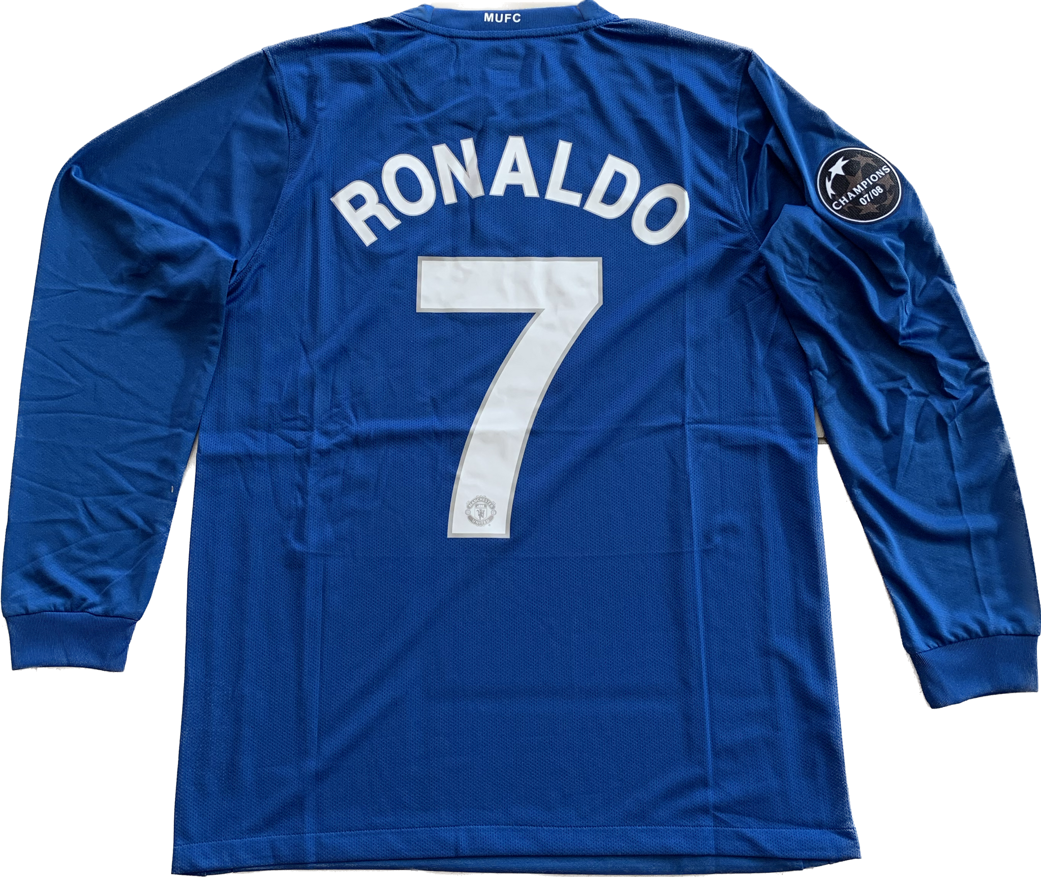 Manchester United Blue Nike VIntage Cristiano Ronaldo 2008 2009