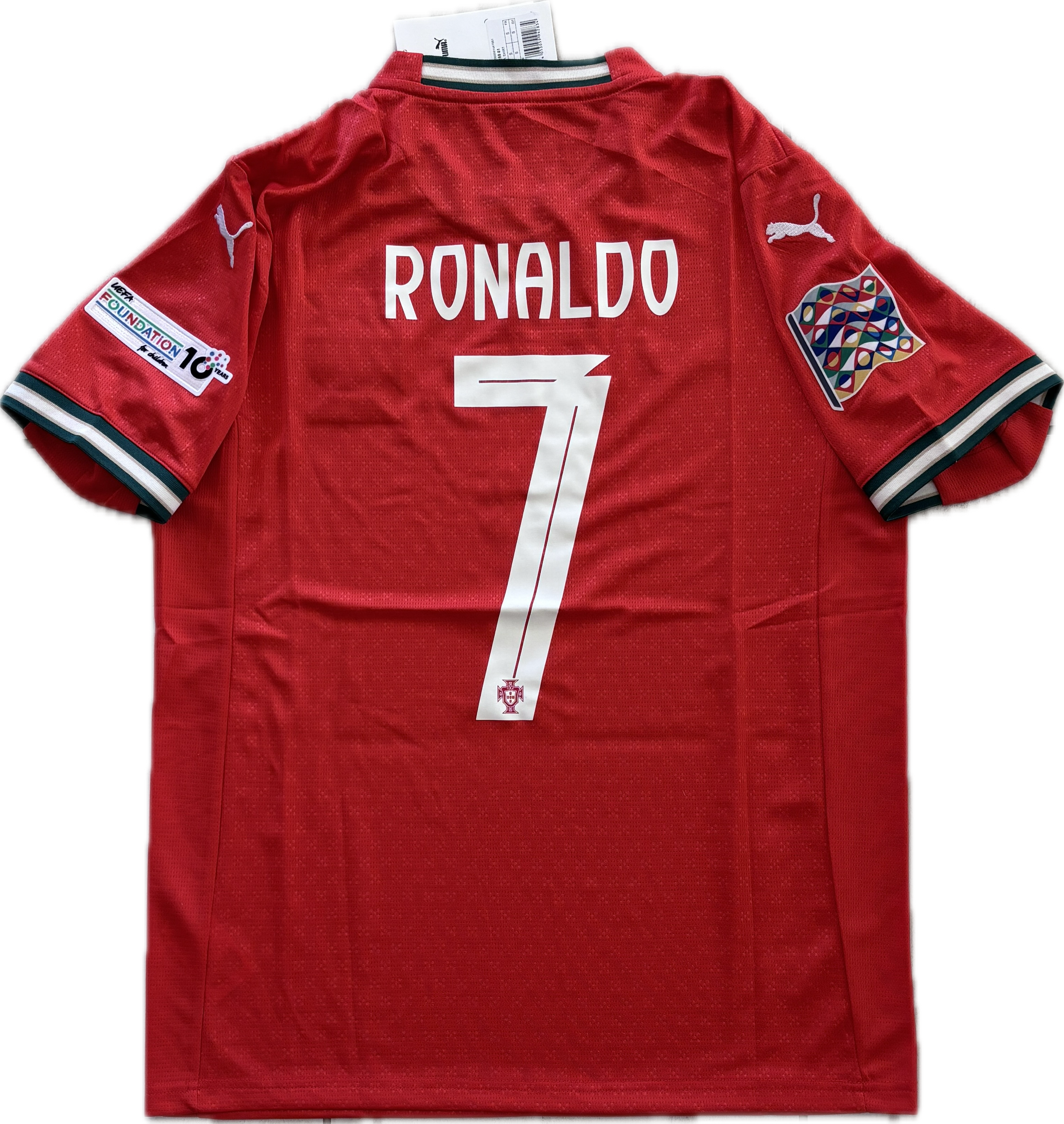 Cristiano Ronaldo 7 Euro Portugal Puma Short Sleeve MENS Jersey