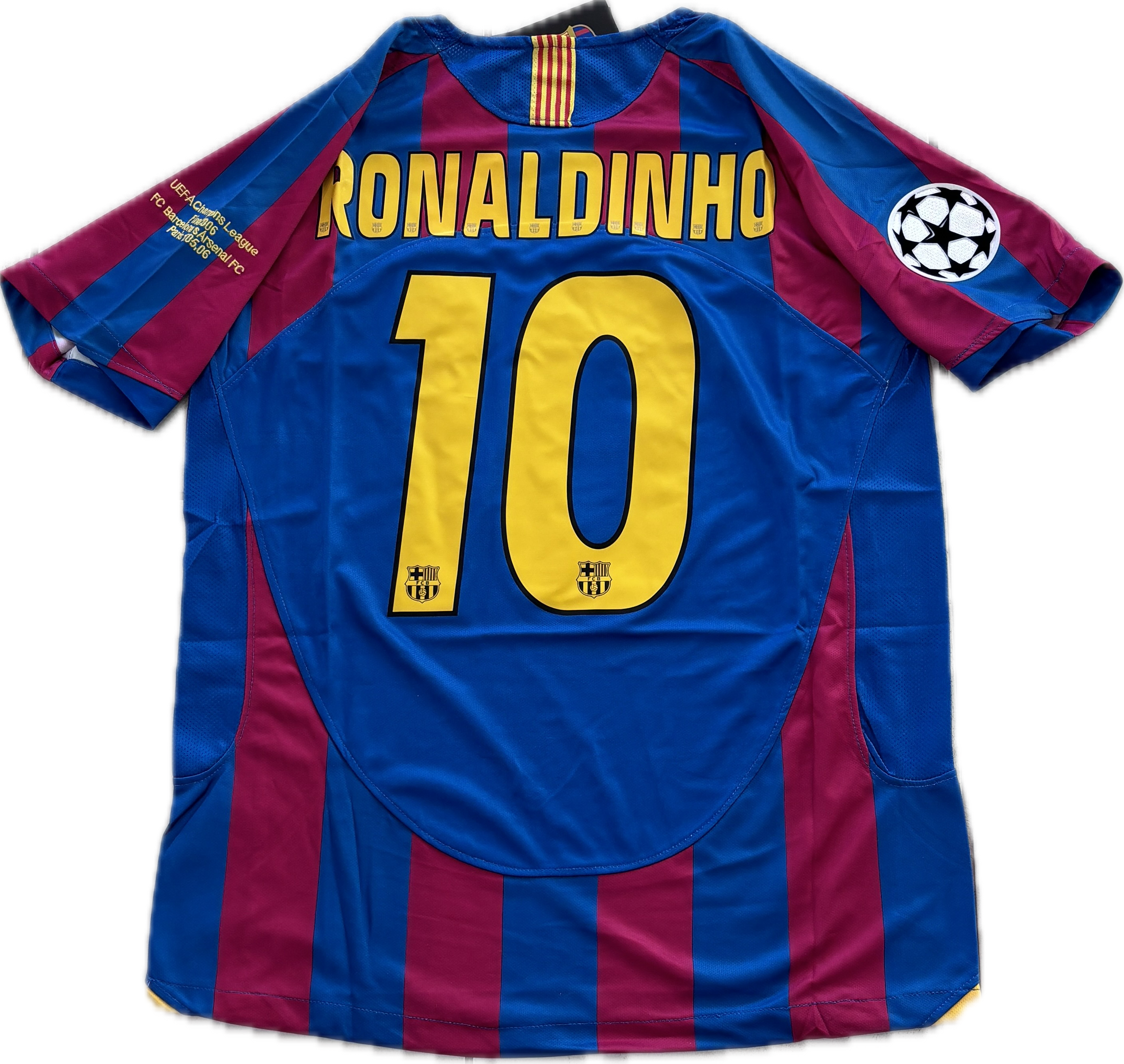 Ronaldinho 10 Jersey FC Barcelona Nike 2006 Retro Football Soccer