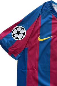 Ronaldinho 10 Jersey FC Barcelona Nike 2006 Retro Football Soccer Jersey Football Champions League Final Paris