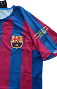 Ronaldinho 10 Jersey FC Barcelona Nike 2006 Retro Football Soccer Jersey Football Champions League Final Paris