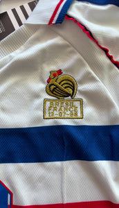 Zinedine Zidane #10 Adidas France 1998 World Cup Final Away Jersey - Long Sleeve