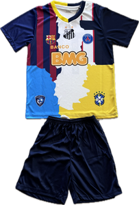 Neymar JR #11 Youth Soccer Jersey Kit - Brazil, Barcelona, PSG, Santos, Alhilal