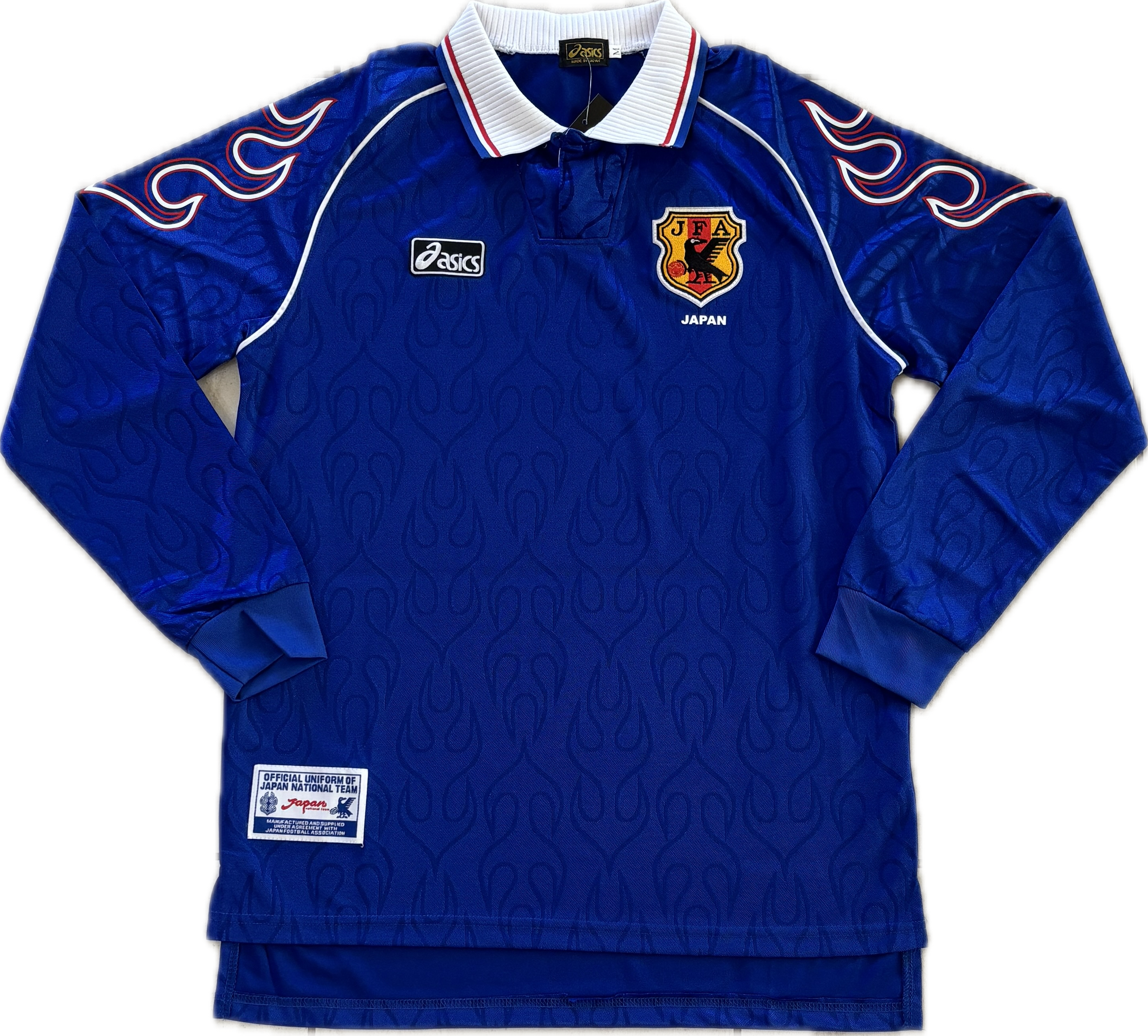 Asics Japan 1998 World Cup Home Jersey Vintage Retro Asics Japan 1998 World Cup Home Jersey Vintage Retro