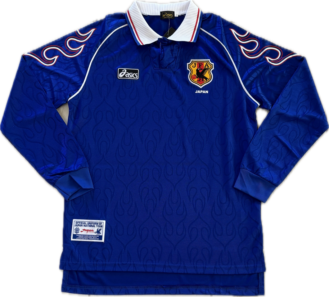 Asics Japan 1998 World Cup Home Jersey Vintage Retro Asics Japan 1998 World Cup Home Jersey Vintage Retro