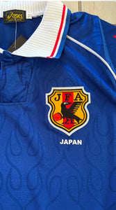 Asics Japan 1998 World Cup Home Jersey Vintage Retro "Flame" - Long Sleeve