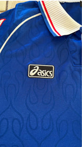 Asics Japan 1998 World Cup Home Jersey Vintage Retro "Flame" - Long Sleeve