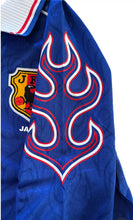Load image into Gallery viewer, Asics Japan 1998 World Cup Home Jersey Vintage Retro &quot;Flame&quot; - Long Sleeve
