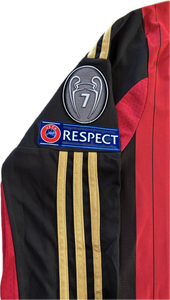 Kaká #22 AC Milan 2013-14 Champions League Home Jersey - Adidas Long Sleeve