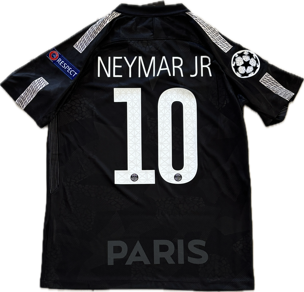 Neymar Jr #10 PSG 2018-19 Champions League Third Jersey - Nike Ballstar Respect