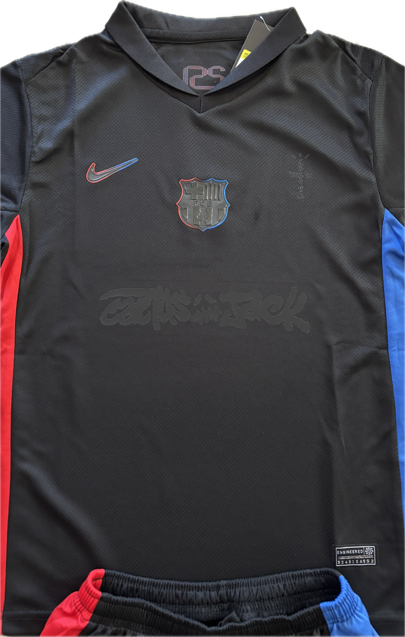 Nike x Travis Scott Cactus Jack Barcelona Youth Kids Kit (Jersey + Nike x Travis Scott Cactus Jack Barcelona Youth Kids Kit (Jersey +