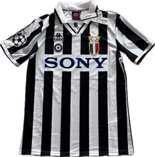 Load image into Gallery viewer, Zinedine Zidane #21 Juventus 1997-98 Champions League Home Jersey - Kappa Retro

