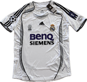 David Beckham Adidas #23 Real Madrid 2006-2007 Home Jersey - Final Season La Liga Champions Shirt