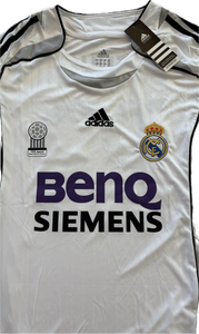 David Beckham Adidas #23 Real Madrid 2006-2007 Home Jersey - Final Season La Liga Champions Shirt