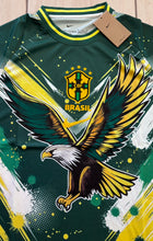 Load image into Gallery viewer, Brazil &quot;Eagle&quot; Special Edition Soccer Jersey - Green &amp; Yellow Graphic Shirt
