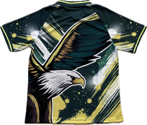 Brazil "Eagle" Special Edition Soccer Jersey - Green & Yellow Graphic Shirt